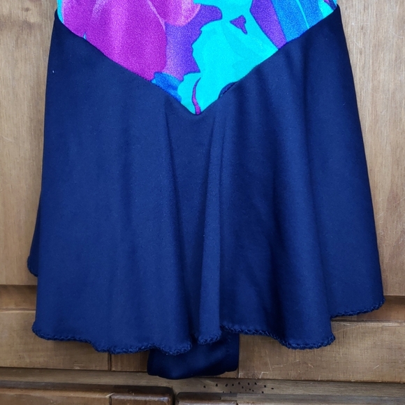 Vintage 1 Piece Bright Floral Swimdress Swimsuit - Picture 6 of 16